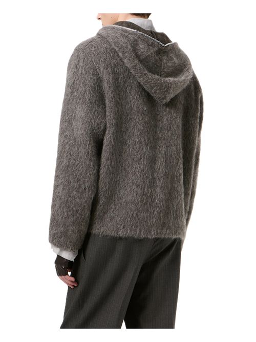 full zip hood Our Legacy | M2266FMMOLE GREY HAIRY WOOL